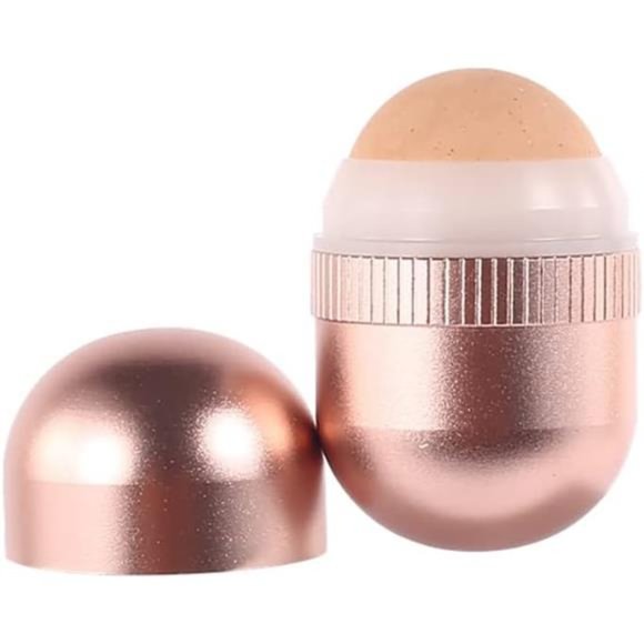  Oil-Absorbing Volcanic Face Roller, Reusable Facial Skincare Tool - Picture 1 of 7
